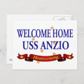 Welkom thuis USS Anzio Briefkaart (Voorkant / Achterkant)