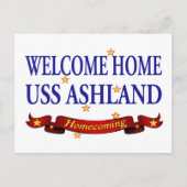 Welkom thuis USS Ashland Briefkaart (Voorkant)
