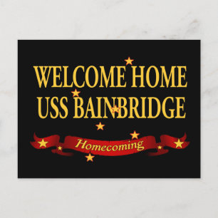Welkom thuis - USS Bainbridge Briefkaart