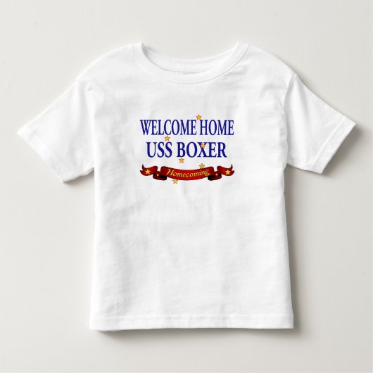 Welkom thuis USS Boxer Kinder Shirts (Voorkant)