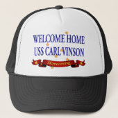 Welkom thuis USS Carl Vinson Trucker Pet (Voorkant)