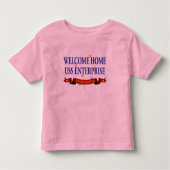 Welkom thuis USS Enterprise Kinder Shirts (Voorkant)