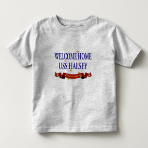 Welkom thuis USS Halsey Kinder Shirts