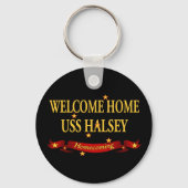 Welkom thuis USS Halsey Sleutelhanger (Voorkant)