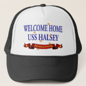 Welkom thuis USS Halsey Trucker Pet (Voorkant)