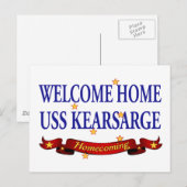 Welkom thuis USS Kearsarge Briefkaart (Voorkant / Achterkant)