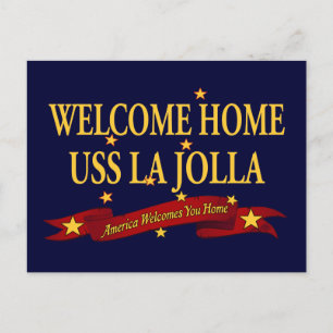 Welkom thuis USS La Jolla Briefkaart