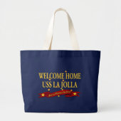 Welkom thuis USS La Jolla Grote Tote Bag (Voorkant)