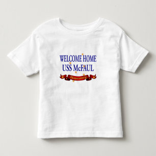 Welkom thuis USS McFaul Kinder Shirts
