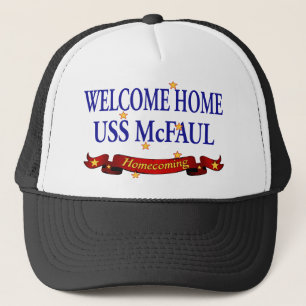 Welkom thuis USS McFaul Trucker Pet