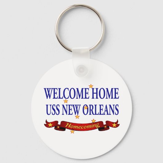 Welkom thuis USS New Orleans Sleutelhanger (Voorkant)