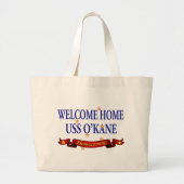 Welkom thuis USS O'Kane Grote Tote Bag (Voorkant)