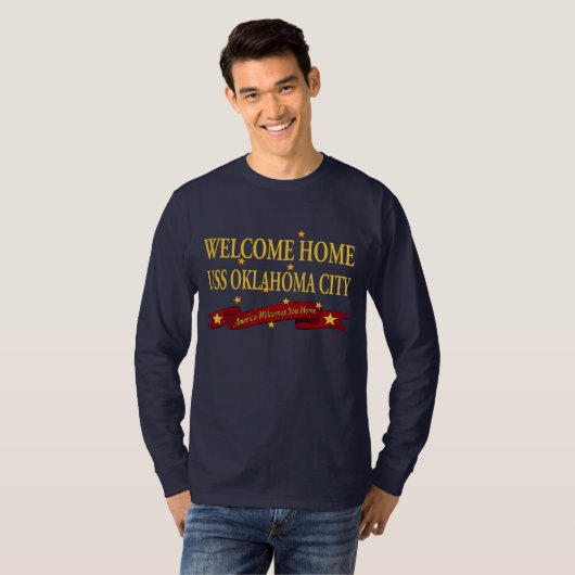 Welkom thuis USS Oklahoma City T-shirt (Voorkant volledig)