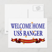 Welkom thuis USS Ranger Briefkaart (Voorkant / Achterkant)