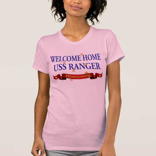 Welkom thuis USS Ranger T-shirt (Voorkant)