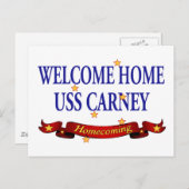 Welkom thuis UST Carney Briefkaart (Voorkant / Achterkant)
