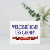 Welkom thuis UST Carney Briefkaart (Staand voorkant)