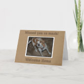 Welkom thuis van Pet Kaart (Voorkant)