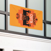 Welkom thuis vanuit de gevangenis spandoek (Buitenkant Gebouw)