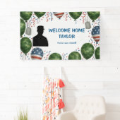 Welkom Thuis Veteraan Banner – Patriotische Camo  (Insitu)