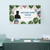 Welkom Thuis Veteraan Banner – Patriotische Camo  (Beurs)