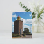 Welkom thuis, vuurtoren Willemstad Nederland. Brie Briefkaart (Staand voorkant)