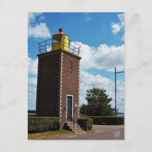 Welkom thuis, vuurtoren Willemstad Nederland. Brie Briefkaart