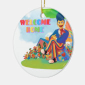 Welkom thuis - Wally Darling Keramisch Ornament (Links)