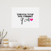 Welkom thuis, we hebben je gemist. poster (Keuken)
