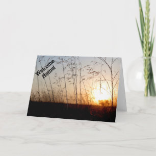 Welkom thuis! Wenskaart Kaart