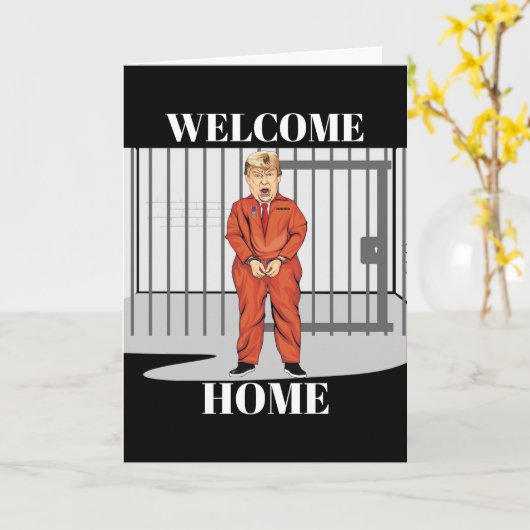 Welkom thuis Wenskaart Kaart (Gele Bloem)