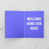 WELKOM THUIS WENSKAARTEN - HOORZITTEN - US TROOPS KAART (Binnen)