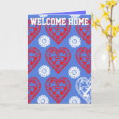 WELKOM THUIS WENSKAARTEN - HOORZITTEN - US TROOPS KAART (Gele Bloem)