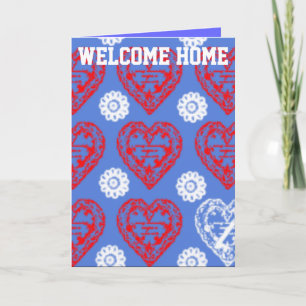 WELKOM THUIS WENSKAARTEN - HOORZITTEN - US TROOPS KAART