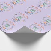 Welkom Thuis Zoete Thuis Makelaar Aangepaste Naam Cadeaupapier (Hoek)