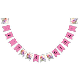"Welkom thuisbaby Girl" Bunting Banner