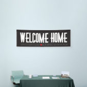 Welkom thuisbanner voor uw missie spandoek (Beurs)