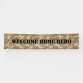 Welkom thuiscamouflage banner (Horizontaal)