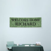 Welkom thuiscamouflageleger aanpasbare banner (Beurs)