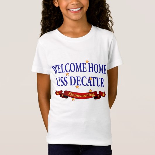 Welkom thuisdecatur USS T-shirt (Voorkant)