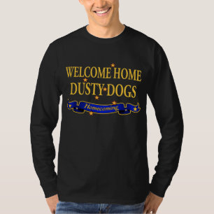Welkom thuisdeusty-honden t-shirt