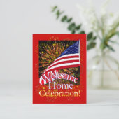 Welkom thuisfeestdagen voor militairen kaart (Staand voorkant)