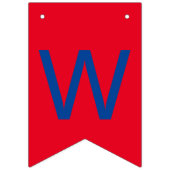 Welkom thuisfotobanner vlaggetjes (Tweede vlag)