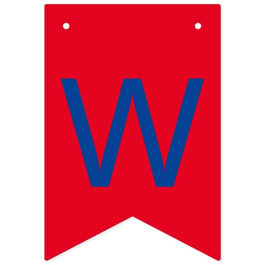 Welkom thuisfotobanner vlaggetjes (Tweede vlag)