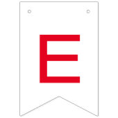 Welkom thuisfotobanner vlaggetjes (Derde vlag)