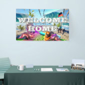 Welkom thuisgebruik Duitse Shepherd Dog Banner (Beurs)