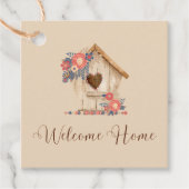 Welkom Thuisgebruiker - Gefeliciteerd Bedankjes Labels (Voorkant)