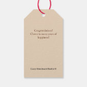 Welkom Thuisgebruiker - Gefeliciteerd Cadeaulabel (Achterkant)