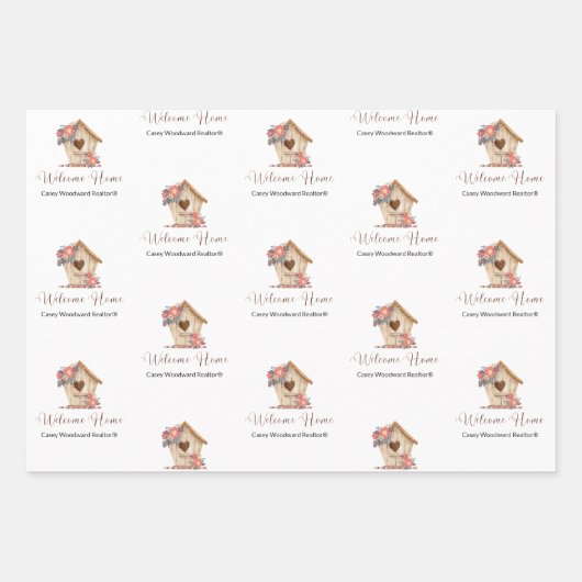 Welkom Thuisgebruiker - Gefeliciteerd Inpakpapier Vel (Voorkant 2)