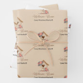 Welkom Thuisgebruiker - Gefeliciteerd Inpakpapier Vel (In situ)